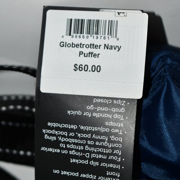 SCOUT Globetrotter MINI Puffer Backpack in Navy #19728 NWT main image 5